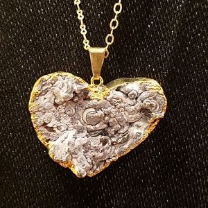 New Agate Gemstone Necklace